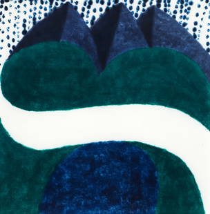 Carol Summers Gokyo Color Woodcut Signed: Summers, Carol (American, 1925-2016), Gokyo, undated, c. 1970s, color woodcut, pencil signed, titled, and editioned 49/150