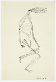 W. Glen Davis Klee In a Bad Way Ink on Paper