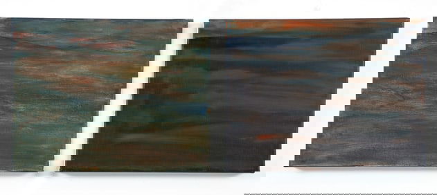 Jane Haskell Pair from Night Sky Series Oil on Canvas