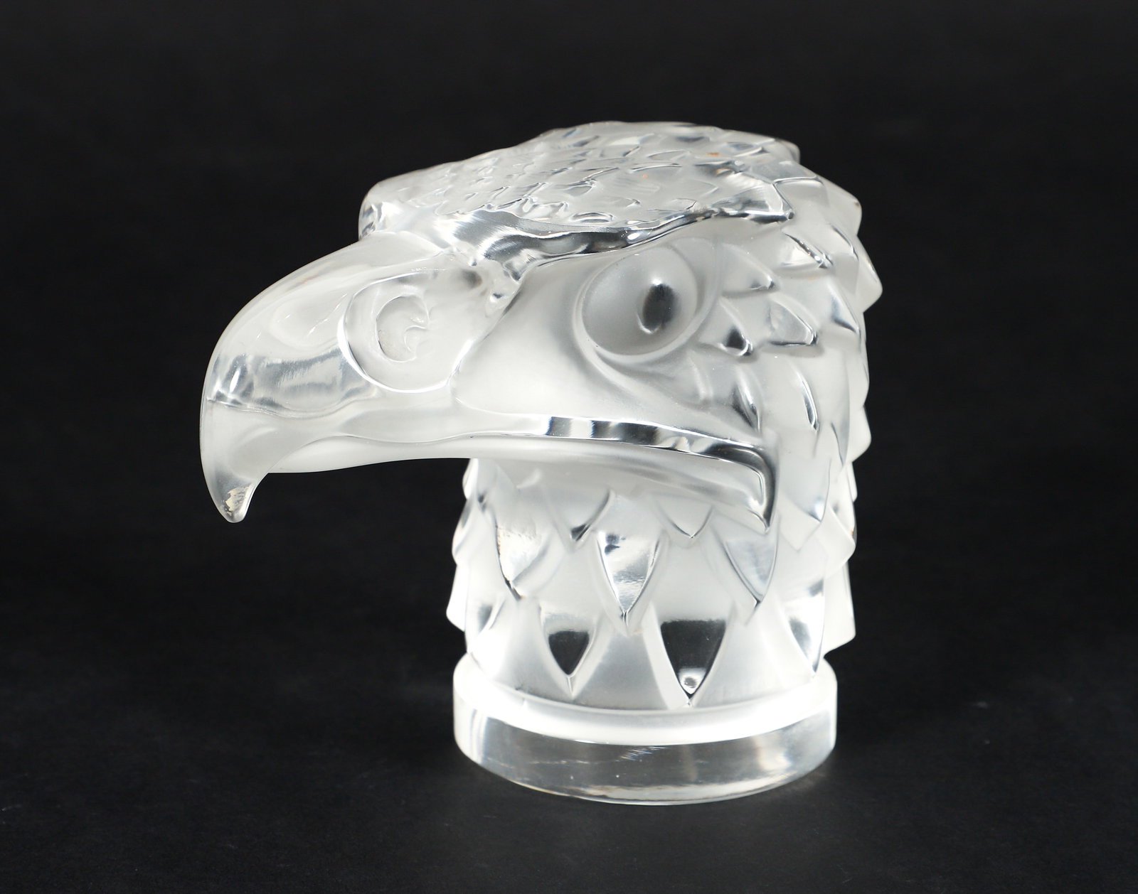 Crystal Lalique Tete D'Aigle (Eagle Head) Sculpture (1 of 4)