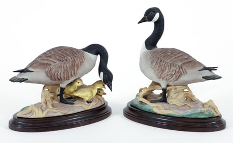 Pair of Boehm Porcelain Canadian Geese