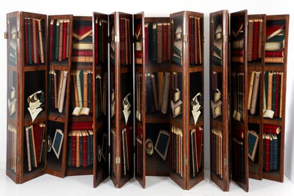 16 Panel Trompe l'Oiel Fornasetti Style Screen