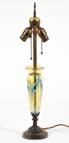 Durand Art Glass Table Lamp