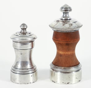 American Sterling Silver Salt and Pepper Set
