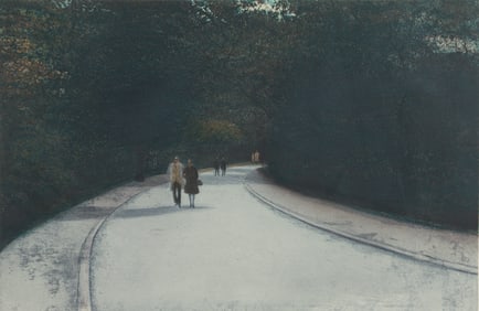 Harold Altman Three Couples II Etching Signed