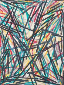 Chuck Arnoldi 1982 orig litho For Decisions and Revisions