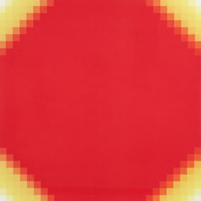 Herbert Bayer Four Yellow Corners Screenprint 1969
