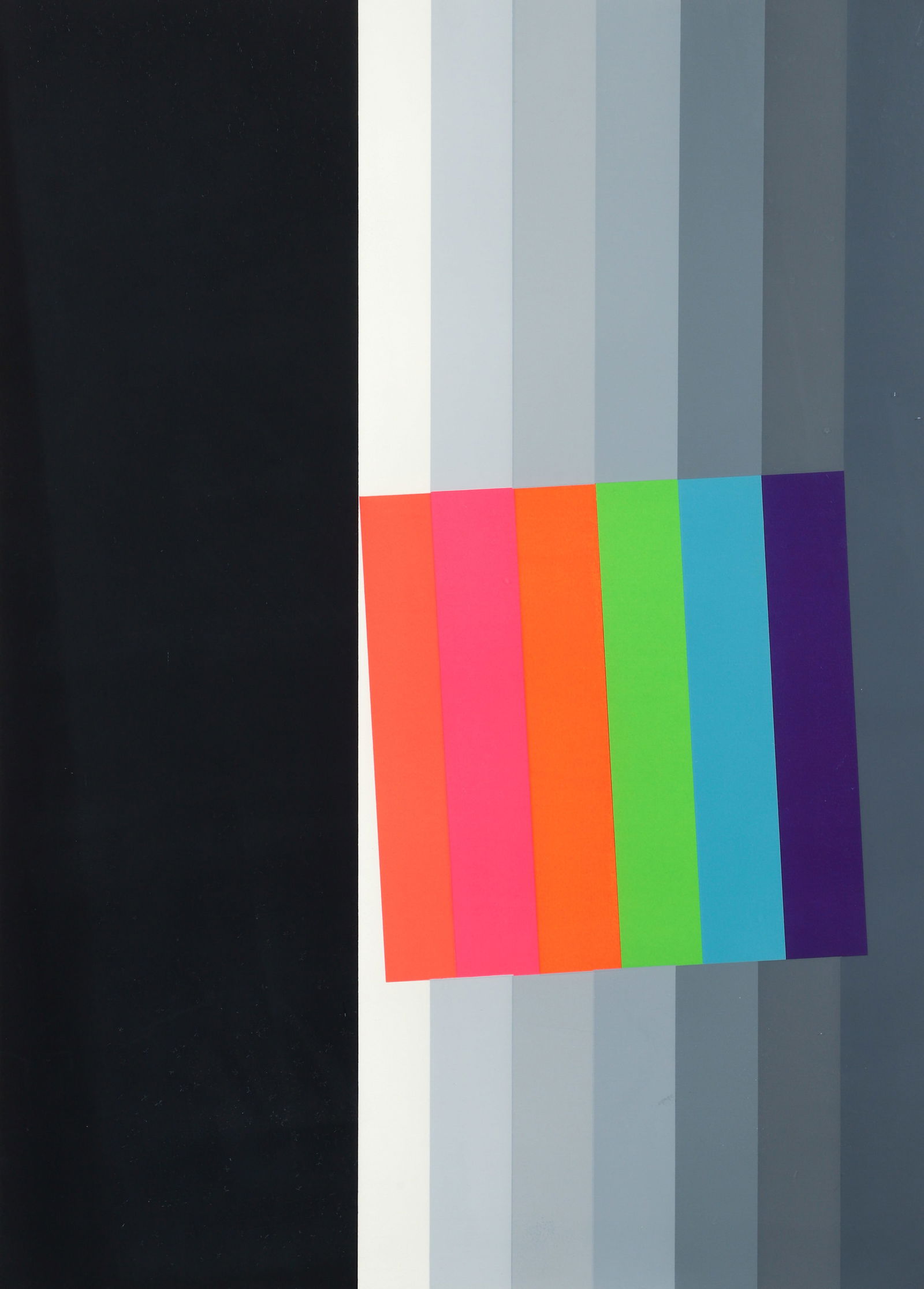 Eugenio Carmi 1972 orig serigraph Realite Imaginaire: Carmi, Eugenio (Italian, 1920-2016), Realite Imaginaire, 1972, serigraph printed in colors, 28.5 x 20.5 inches, pencil signed and numbered 85/100, framed measuring 36 x 28.5 inches.