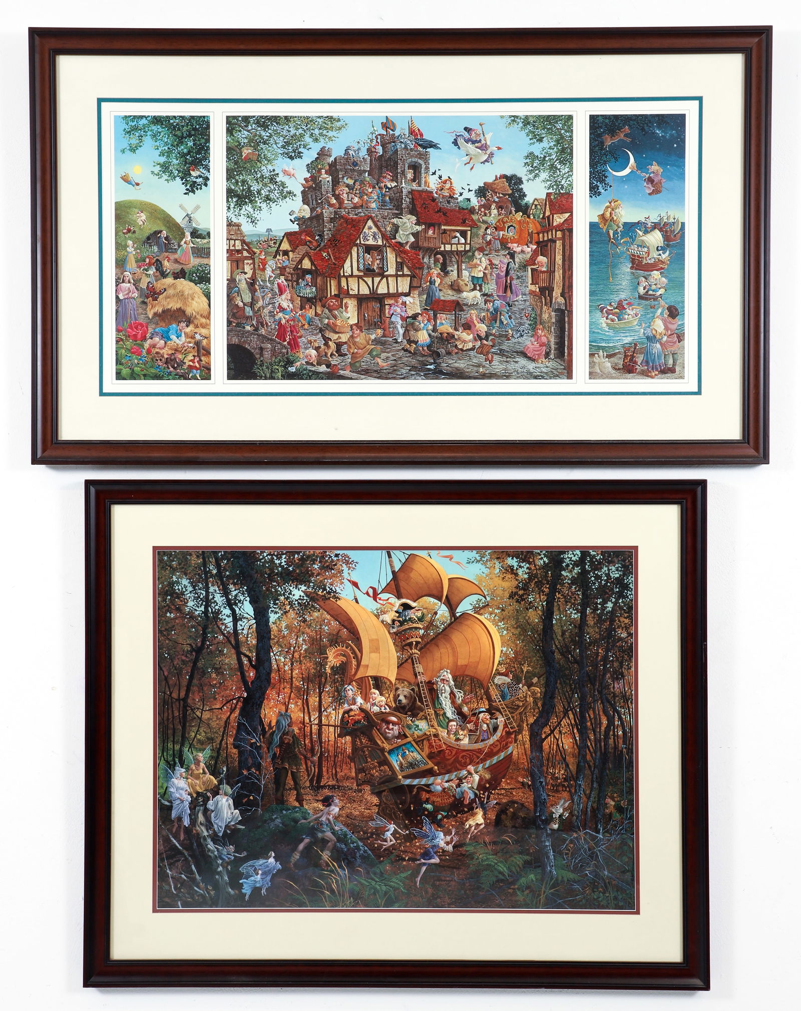 James C. Christensen Pair of Imaginary Tableau Prints (1 of 5)