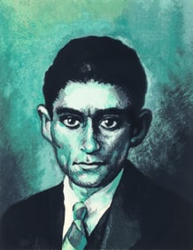 R. Crumb Serigraph Portrait of Franz Kafka 2013 Signed