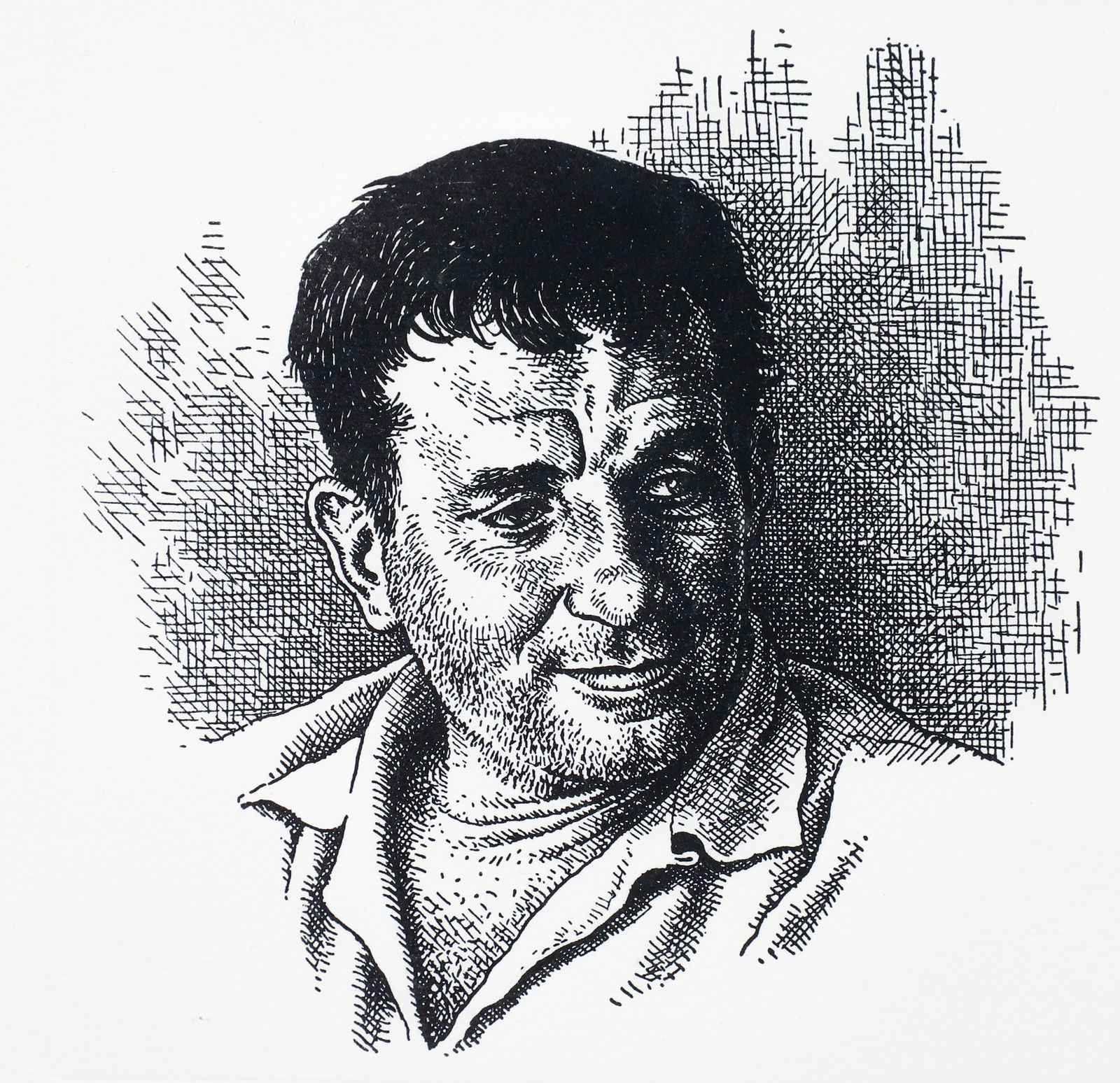 R. Crumb Etching of Jack Kerouac 1/50 Signed (1 of 3)