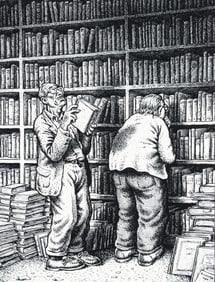 R. Crumb Etching The Bookworms Signed 2023
