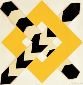 Allan DArcangelo 1971 color screenprint Constellation IV