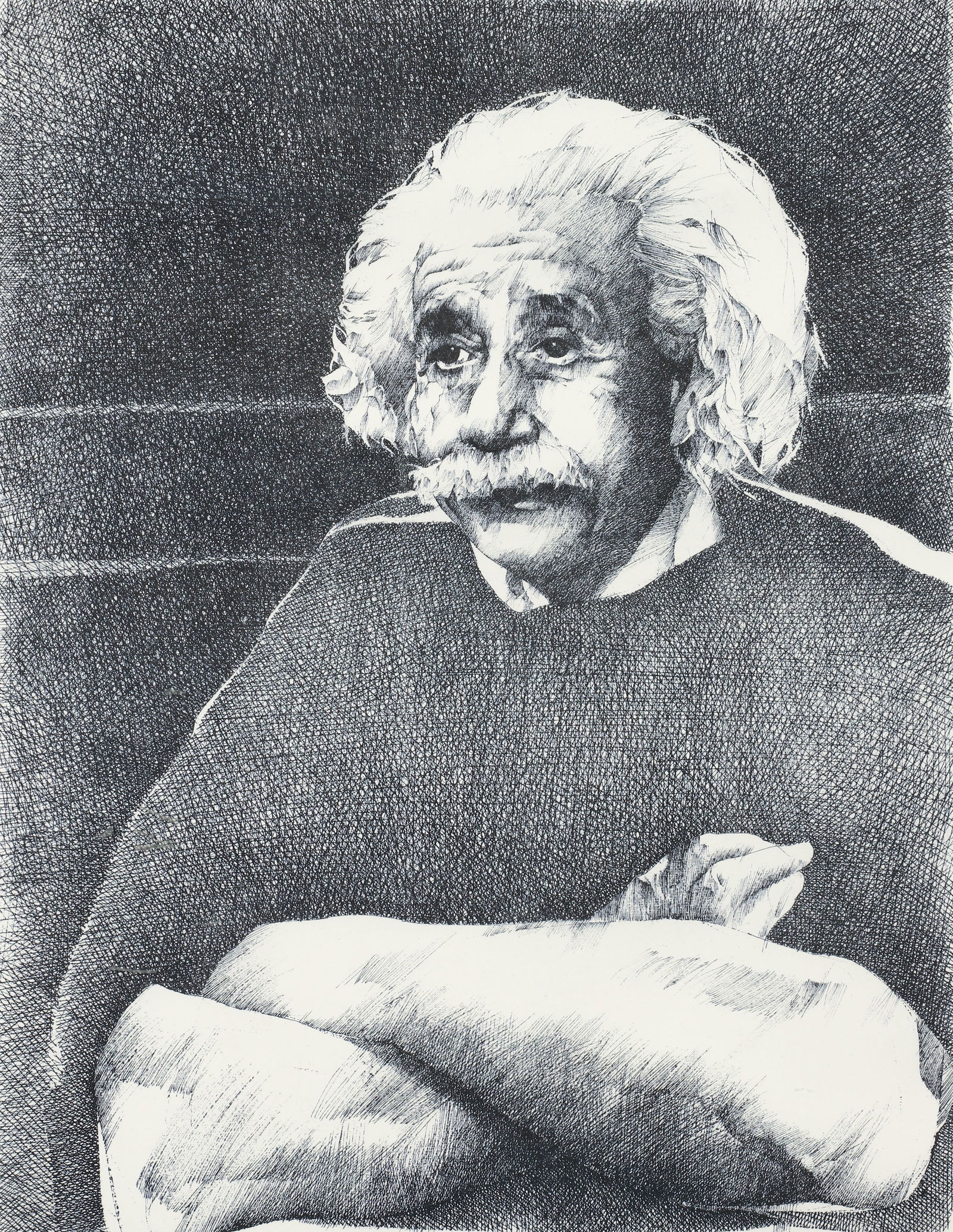 Paul Giovanopoulos Albert Einstein Lithograph Signed (1 of 3)