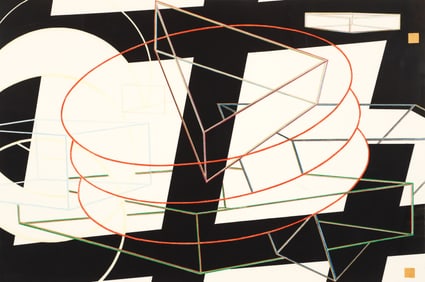 Al Held 1983 color etching Stone Ridge 4