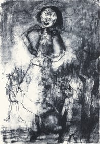Jean Jansem Grotesque Lithograph Signed