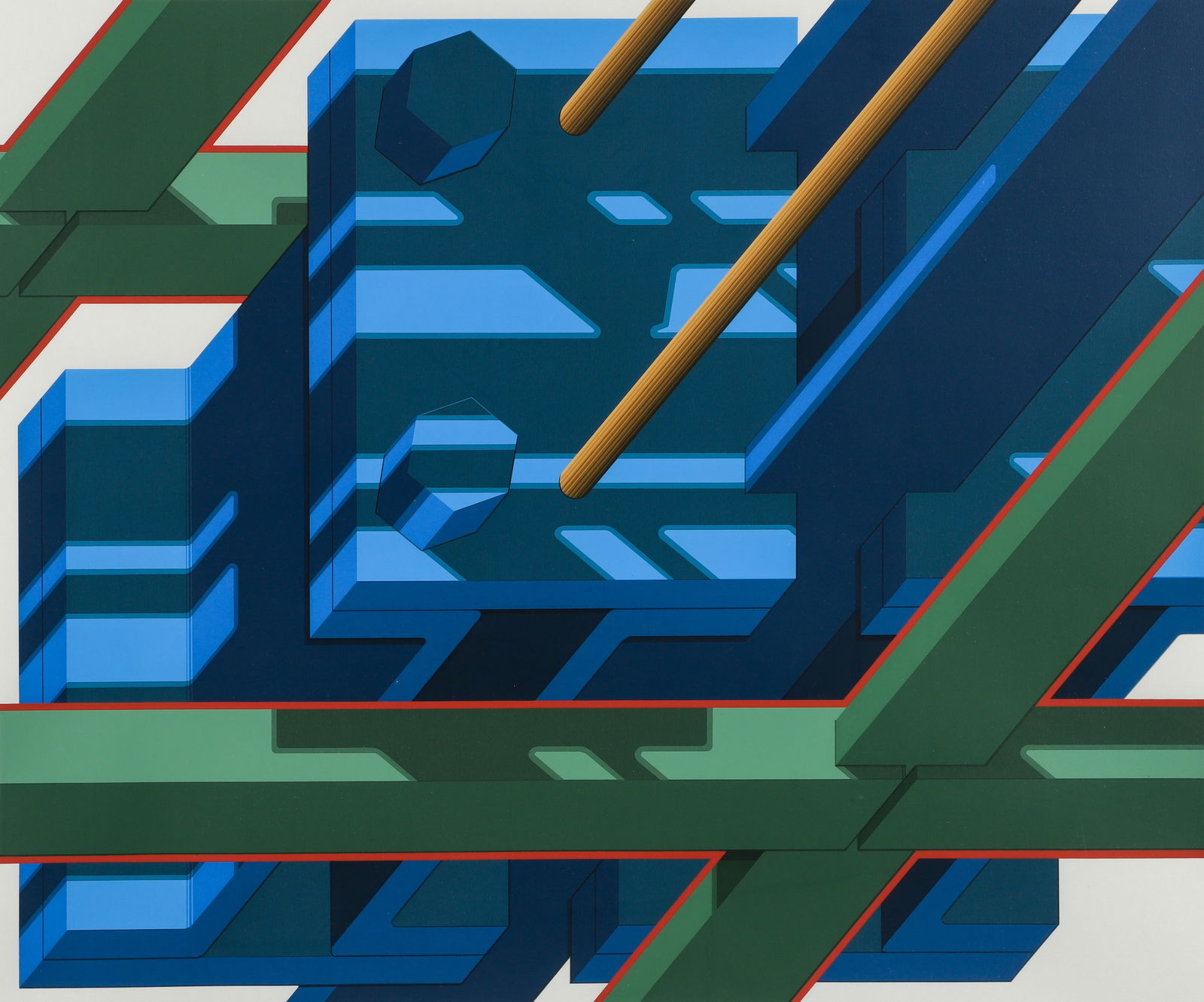 Hugh Kepets Allegheny I Lithograph 1980 Signed (1 of 3)