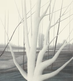 Robert Kipniss White Star Lithograph Signed