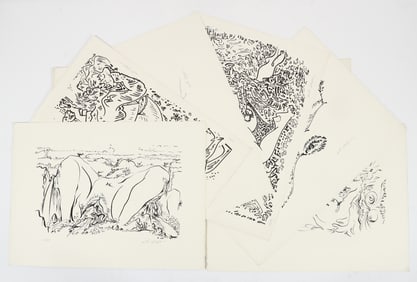 Andre Masson Dessins Erotiques 6 Signed Lithographs