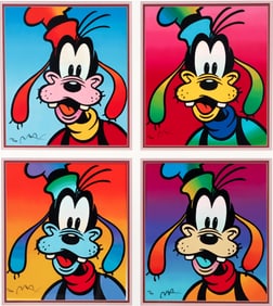 Peter Max Goofy from the Disney Suite 4 Signed Serigraphs
