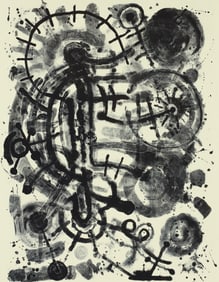 Richard Basil Mock 1985 Lithograph on Handmade Paper