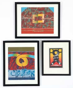 George Nama pair of Monument Signed Serigraphs