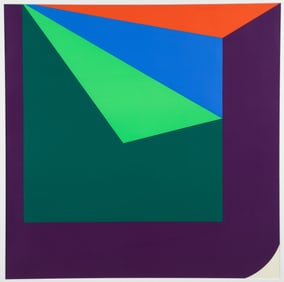 Karl Pfahler Untitled 1970 orig serigraph