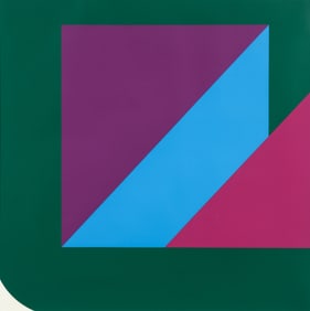 Karl Pfahler Untitled 1970 orig serigraph