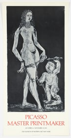 Pablo Picasso Master Printmaker 1970 MoMA Exhibition Poster