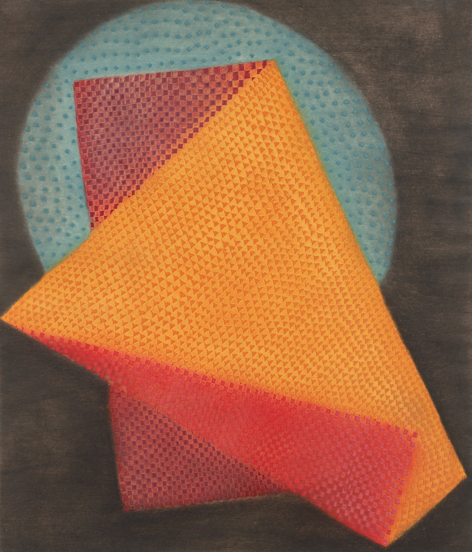 Arthur Luiz Piza 1973 color etching and relief Pli (1 of 3)