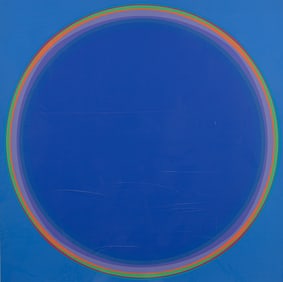 Lothar Quinte 1973 serigraph Corona Blue