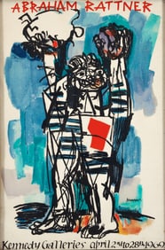 Abraham Rattner Kennedy Galleries Lithograph Poster