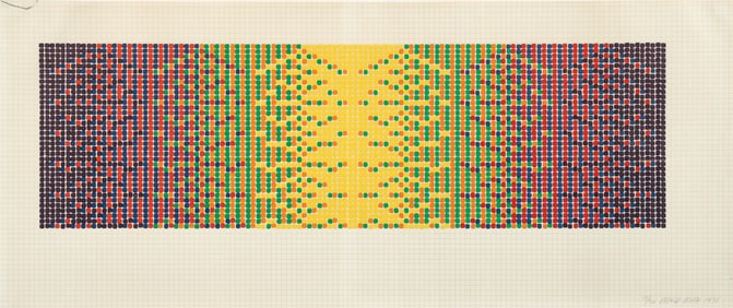 David Roth Metamorphosing of the Spectrum Serigraph 1975 Signed