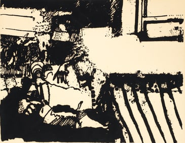 Joseph Shepler Abstract Signed Screenprint 1969