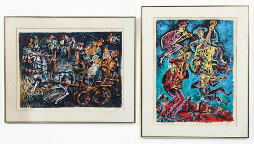 2 Jossi Stern Color Lithographs