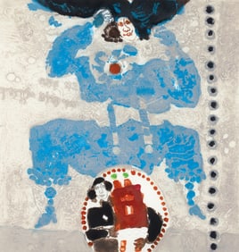 Theo Tobiasse Intaglio on Embossed Paper 1980s