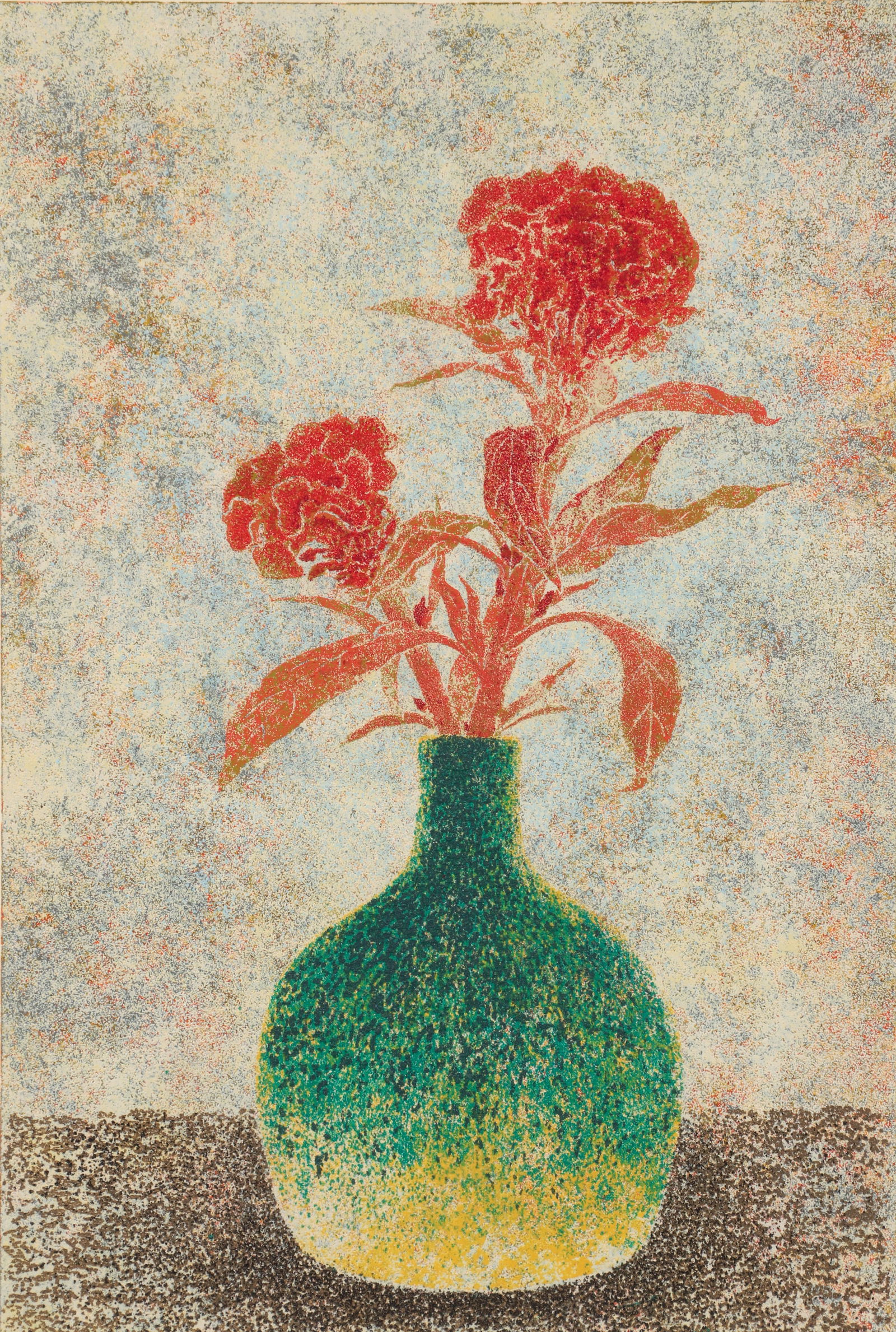 Yukio Katsuda 1974 stencil print No. 78 (1 of 3)