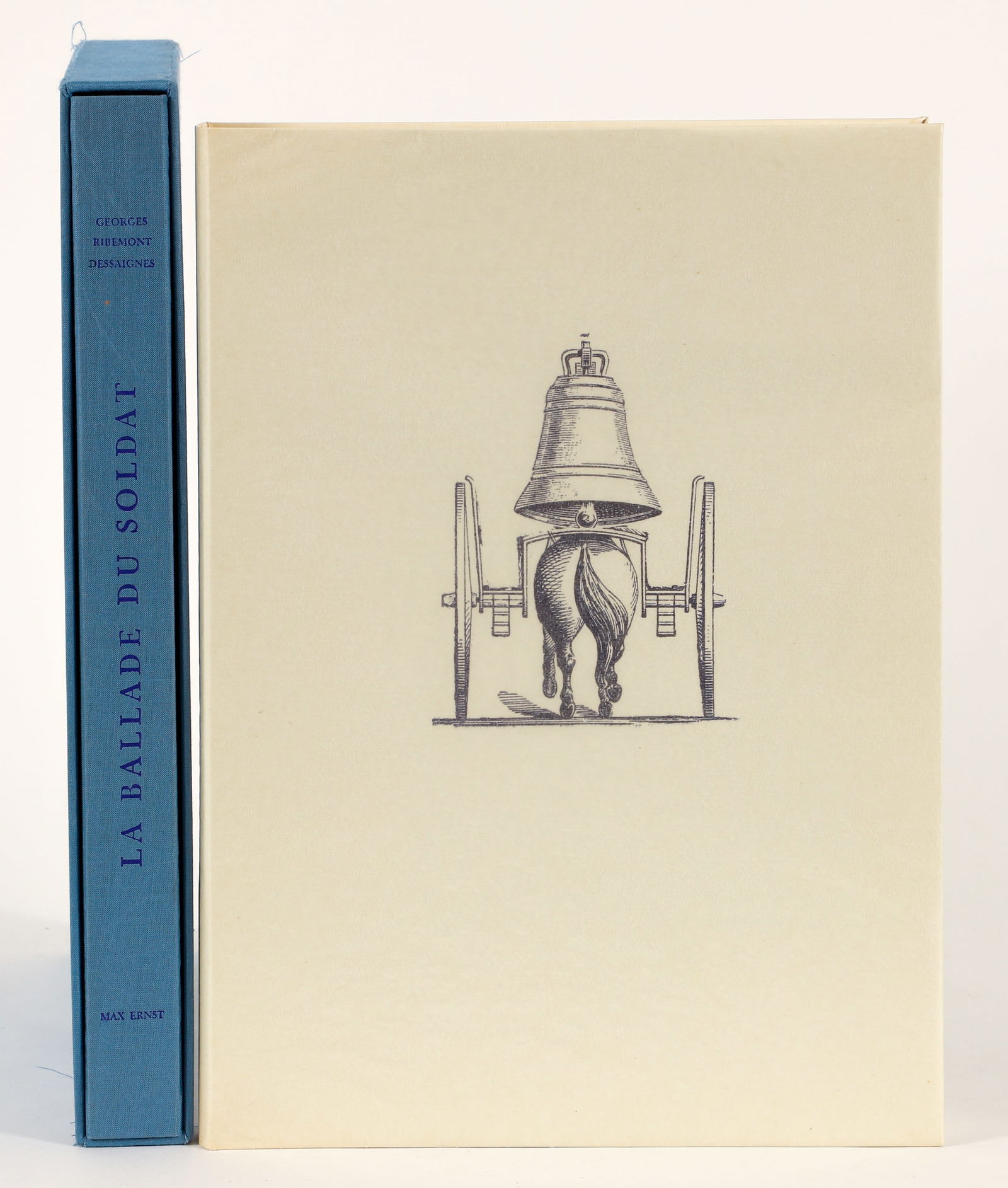 Max Ernst Ballade du Soldat Portfolio of 34 Lithographs Signed: Ernst, Max (illust.), Georges Ribemont-Dessaignes (text), La Ballade du Soldat, 1972, number IV of XVIII hors commerce copies, signed by Ernst and Ribemont-Dessaignes on the limitation page, complete