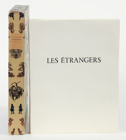 Les Etrangers portfolio with 18 Signed Etchings by Leonor Fini