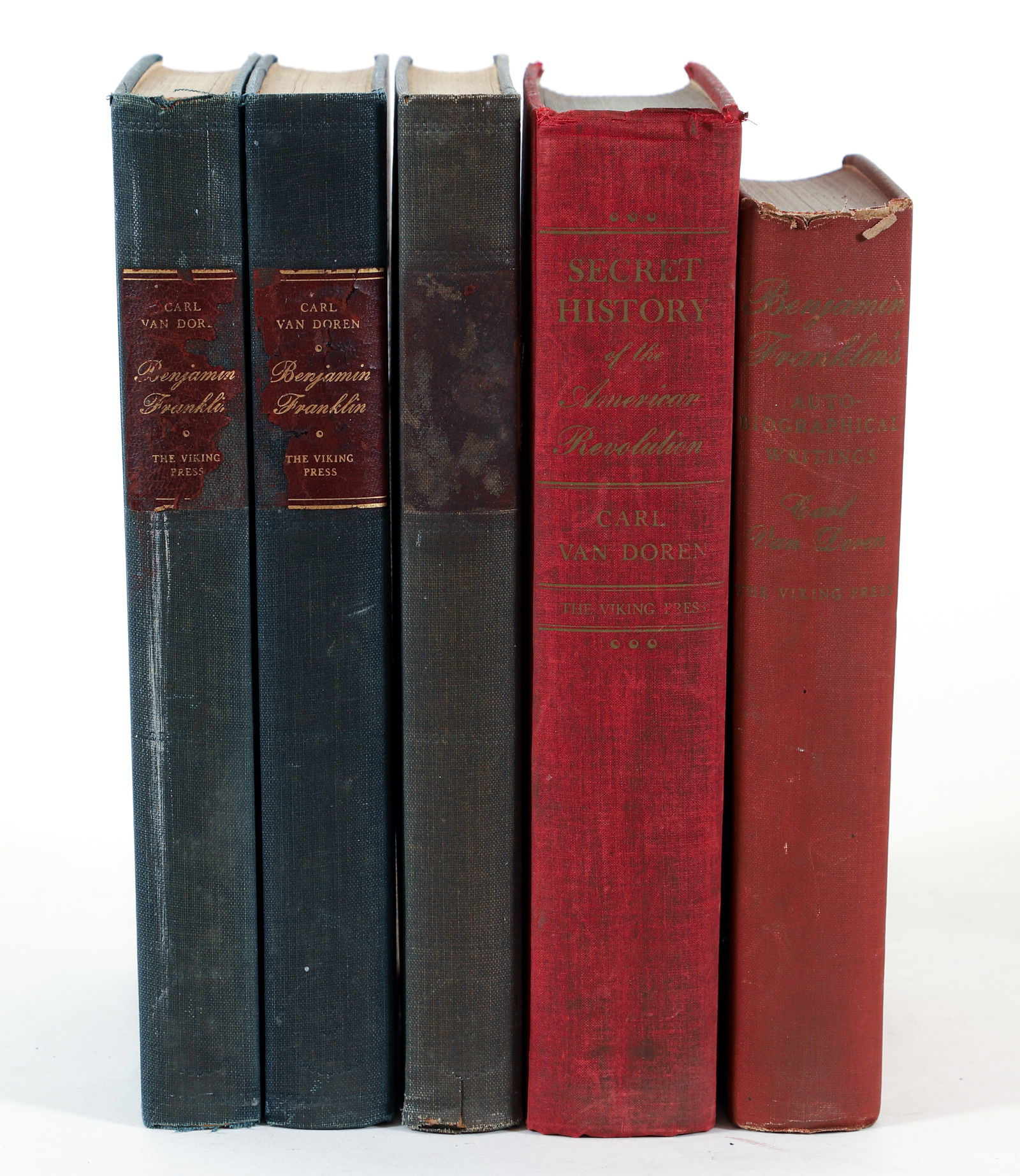 Carl van Doren Benjamin Franklin 1st ed Signed to Daughter (1 of 5)