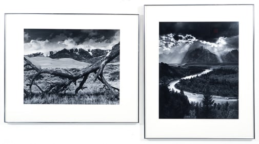 2 framed Michael Rubin Western Landscape Photos