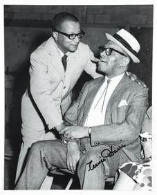 Charles Teenie Harris Signed Photo Two Gentleman