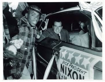 Charles Teenie Harris 1960 Nixon campaigning in Pittsburgh