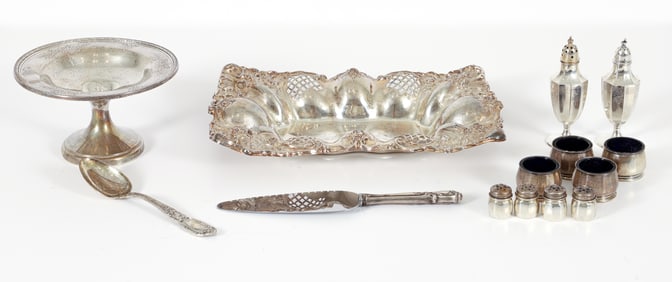 14 pc Assorted Sterling Silver Serveware