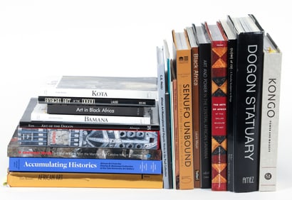 Group of 21 books on African Art from Pauli Library