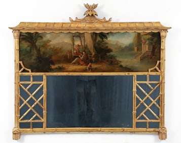 Chinese Chippendale Style Mirror