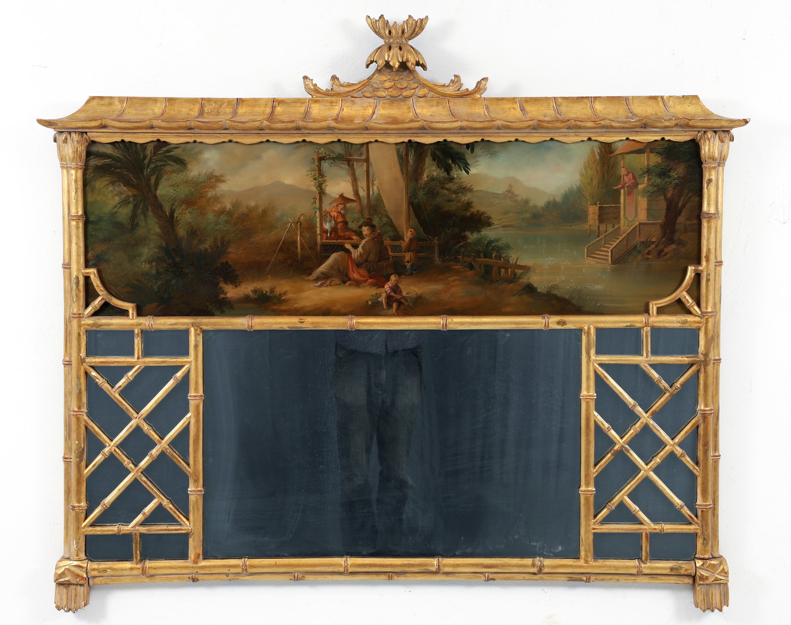 Chinese Chippendale Style Mirror (1 of 2)