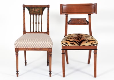 2 Neoclassical Style Chairs