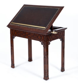Maitland-Smith Chinese Chippendale Style Drafting Table