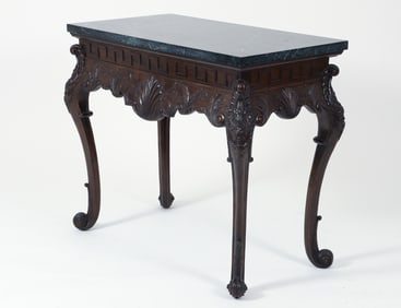 George II Style Verde Hardstone Top Pier Table